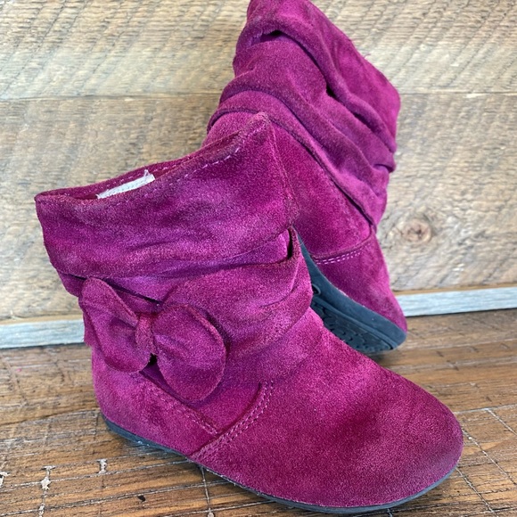 Girls Suede Dress Boots - Picture 2 of 7